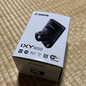 新品未開封品 IXY650 ブラック Canon キャノン コンパクトデジタルカメラ イクシー