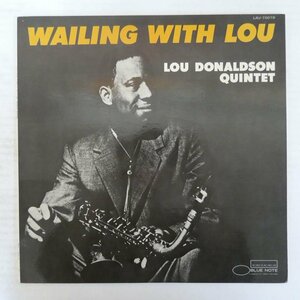 46078794;【国内盤/BLUE NOTE】Lou Donaldson Quintet / Wailing With Lou