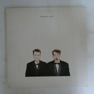46079270;[UK record ]Pet Shop Boys / Actually