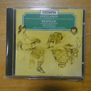 5015524001551;【CD/英盤/OLYMPIA】SVETLANOV / CONDUCTS RESPIGHI(OCD155)