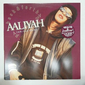 46080310;【US盤/12inch/ハイプステッカー】Aaliyah / Back & Forth