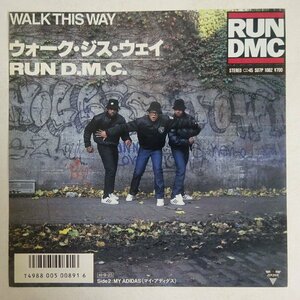 11188999;【国内盤/7inch】Run D.M.C. / Walk This Way ウォーク・ジス・ウェイ