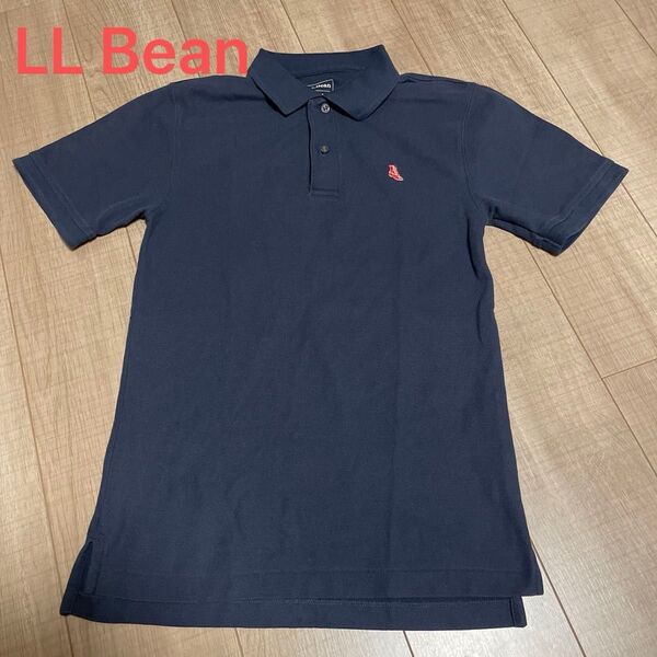 LL.Bean エルエルビーン 刺繍ロゴ ポロシャツ ビーンブーツ 半袖 ポロシャツ S