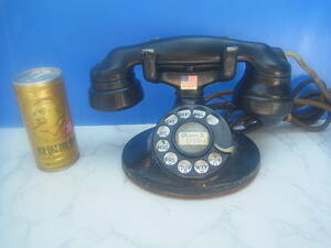  America made pretty telephone machine Vintage antique black telephone USA