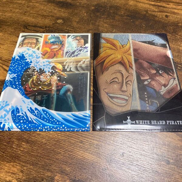 ジャンボカードダス ワンピース ビジュアルアートファイル 2点セット