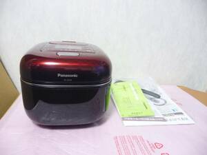 ★未使用展示品 Panasonic パナソニック 可変圧力IHジャー炊飯器 SR-JX058-K [おどり炊き可変圧力/ダイヤモンド竈釜/3合炊き] 保証付 1点限