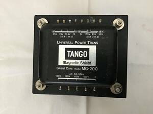 TANGO タンゴ トランス MG-200 動作アンプ取外し品