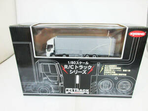 G1251[ radio-controller ]1/80 saec super Dolphin Profia white 27MHz*KYOSHO R/C truck series 69271Wa tiger design * unopened 