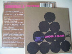 名盤 無傷CD キャノンボール・アダレイ ＆ ジョン・コルトレーン CANNONBALL & COLTRANE / bs
