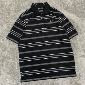 NIKE GOLF ナイキゴルフ ポロシャツ 半袖シャツ サイズXL ブラック 黒 メンズ トップス 最落なし （H20）