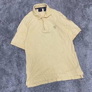 IZOD アイゾッド ポロシャツ 半袖シャツ サイズS イエロー 黄色 メンズ トップス 最落なし （J20）