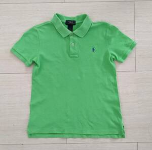 ポロラルフローレン　半袖ポロシャツ　ライトグリーン　サイズ130