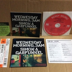 紙ジャケ サイモン＆ガーファンクル +3 帯付 送料無料 水曜の朝、午前3時 国内盤 リマスター Simon and Garfunkel