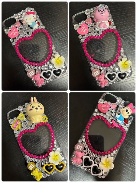 iphone ケース スマホケース デコ電 一点物