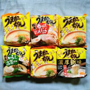 ハウス食品： うまかっちゃん インスタントラーメン詰め合わせ 4種類 6食分