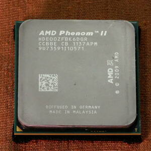 【ジャンク扱】 AMD Phenom II　X6 1100T　Black Edition （AM2+時代、そこそこ高スペックPCパーツ④）