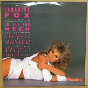 セクシージャケット 12' SAMANTHA FOX / TOUCH ME ， I'M ALL YOU NEED ， DO YA DO YA 他