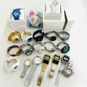 D905-00000 CASIO カシオ baby-G DATABANK 腕時計 まとめ 20点セット アラームクロノ G-sis G-ms etc