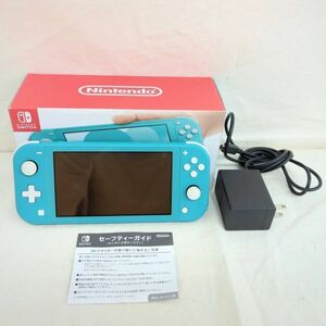 D312-H21-947 nintendo switch lite HDH-001 turquoise 2019 XJJ40000134817 game toy box have 