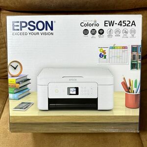 未使用 エプソン インクジェットプリンター EW-452A 複合機 EPSON インクジェット複合機 プリント コピー スキャン 無線LAN Wi-Fi コピー機