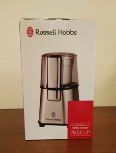 [ free shipping new goods unused ]Russell Hobbs russell ho bs7660JP coffee grinder silver electric Mill coffee mill 