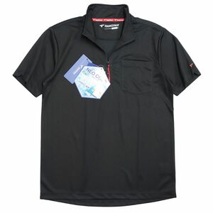 * стоимость доставки 390 иен возможность товар Bridgestone Golf GOLF Tour Stage новый товар мужской . вода скорость . рубашка с коротким рукавом чёрный M[1232206C2T-17-M] один три .*QWER