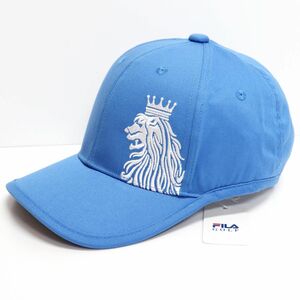 ★フィラ ゴルフ FILA GOLF 新品 メンズ ライオン刺繍 ラウンドカット コットン キャップ 帽子 CAP [748926BL1N] 一 七★QWER QQAA-61