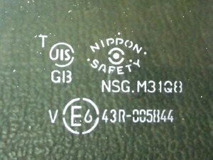 5kurudepa H30年 デイズルークス DBA-B21A リア 左 ドア ガラス B11A EK ハイウェイスター 後期 32410