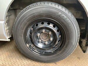 5kurudepa ハイエース KR-KDH200V タイヤ ホイール １本 ヨコハマ 195/80R15 純正 ６穴 P=139.7 スーパーGL 200系 TRH200 32820