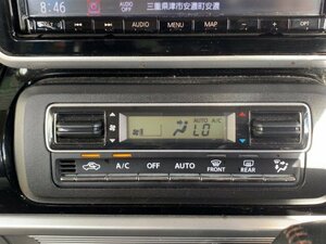 5kurudepa H30年 スペーシア DAA-MK53S エアコン スイッチ パネル コントロール MM53S カスタムXS ターボ 2WD テスト済 32861