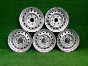 ハイエース KG-LH184B　鉄 ホイール ホイル　スチール　15x5.5J ６穴 ５本 P=139.7 [ZNo:06000229] 698　3kurudepa=