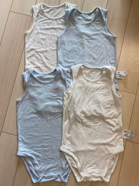 90 ユニクロ 肌着 エアリズム 下着 ベビー ロンパース