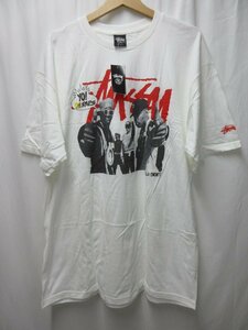 □1000円～ 未使用 ステューシー STUSSY ×Yo! MTV Raps PUBLIC ENEMY tee パブリックエナミー Tシャツ　メキシコ製 サイズXL