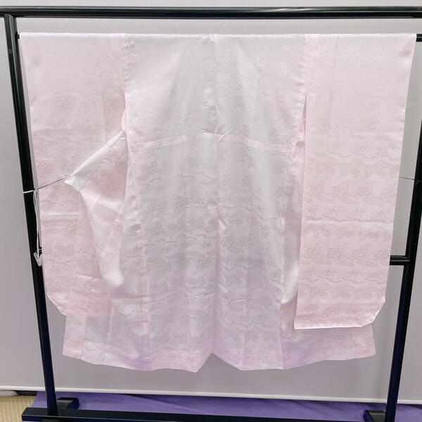 ★1549★ 振袖用 長じゅばん 長襦袢 ピンク色 洗える着物