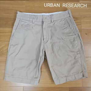 URBAN RESEARCH アーバンリサーチ メンズハーフパンツ チノハーフパンツ コットンベージュカラー ブ 38サイズ