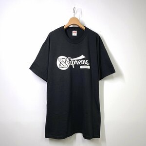 【XLサイズ 24SS 新品同様】Supreme シュプリーム Records Tee レコード Tシャツ ブラック 黒 ロゴ 復刻 半袖