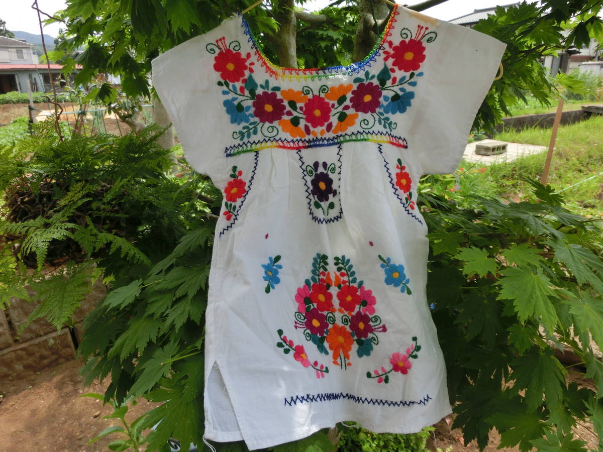 ヤフオク! -メキシカン 刺繍 ワンピースの中古品・新品・未使用品一覧