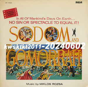 CR-10023★ミクロス・ロージャ指揮オーケストラ　ソドムとゴモラ（オリジナル・サウンドトラック）