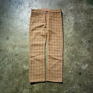 JUNYA WATANABE MAN 02AW ×LEVI'S ツイードチェックパンツ 2002AW Harris Tweed ジュンヤワタナベマン リーバイス コムデギャルソン