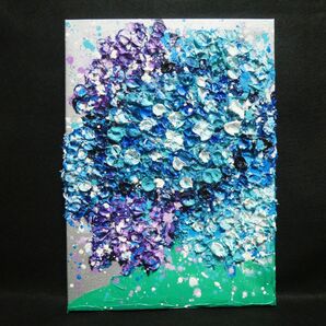 油絵 油彩 油彩画 絵 絵画 【梅雨の花】