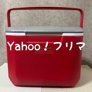 コールマン エクスカーションクーラー 16QT レッド X ベージュ