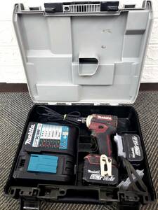 【中古】makita(マキタ) 14.4V 充電式インパクトドライバ TD161D 