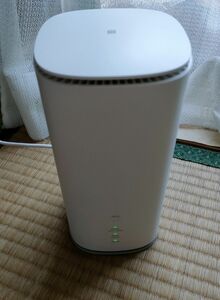 UQ Speed Wi-Fi HOME 5G L13 ZTE ホワイト ZTR02SWU