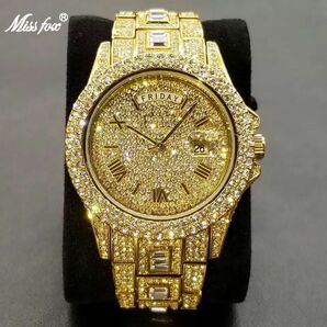 【日本未発売 アメリカ価格30,000円】MISSFOX デイデイトオマージュ メンズ腕時計 高級腕時計 ロレックスオマージュ