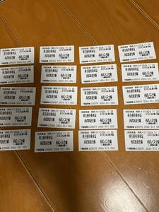  Seibu passenger ticket 20 pieces set * free shipping 