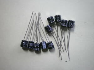  electrolytic capacitor 4.7μF 50V Rubicon 10 piece set unused goods [ several set have ] [ tube 38-2]