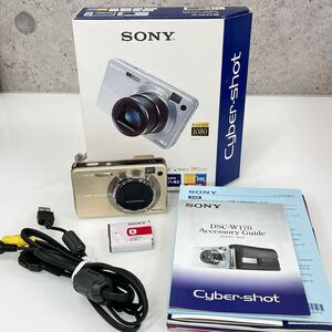 *[SONY/ Sony ]Cyber-shot Cyber Shot DSC-W170 compact digital camera digital camera Gold box instructions attaching operation not yet verification 