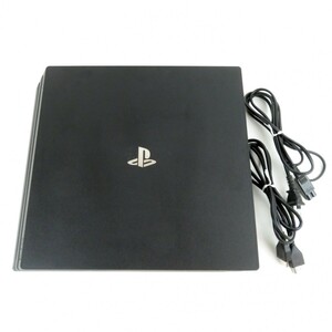 Sony PlayStation4 Pro プレステ4 ジェット・ブラック 1TB CUH-7200B HDMIケーブル 電源コード 0608-055