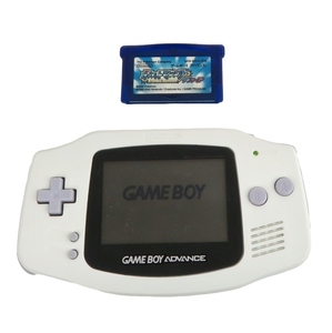  summarize 2 point nintendo Ninrtendo Game Boy Advance GAMEBOY ADVANCE body AGB-001 white soft Pocket Monster sapphire 0613-035