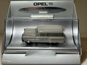 1/43 Opel original collection [ Opel o Lynn Piaa Caravan ] 1953 year gray Schuco made 